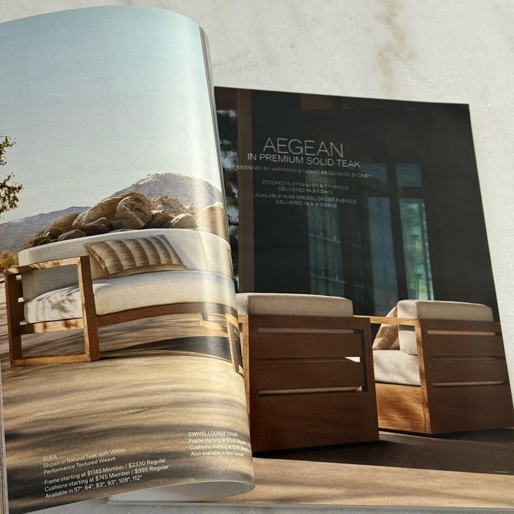 RH Restoration Hardware Magazine - 2024 Outdoor Catalog
